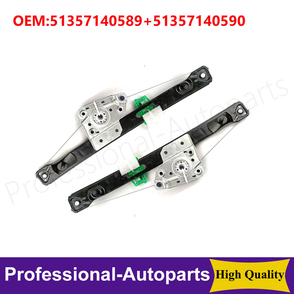Rear L+R power window adjusters are compatible with for BMW 3' E90 E91 323i 325i 325xi 328i xDrive