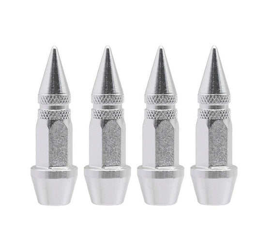 4-piece car tire valve cover rod air dust cover dice black  for ford