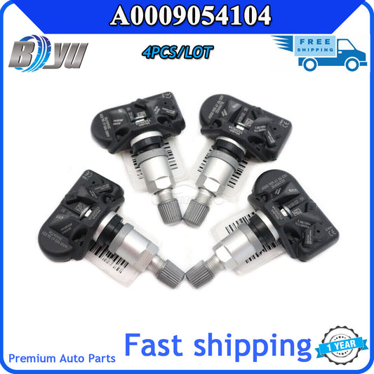 A0009054104 4x Tire Pressure Sensor (TPMS) for Mercedes-Benz W177 W167 A220 (433MHz)