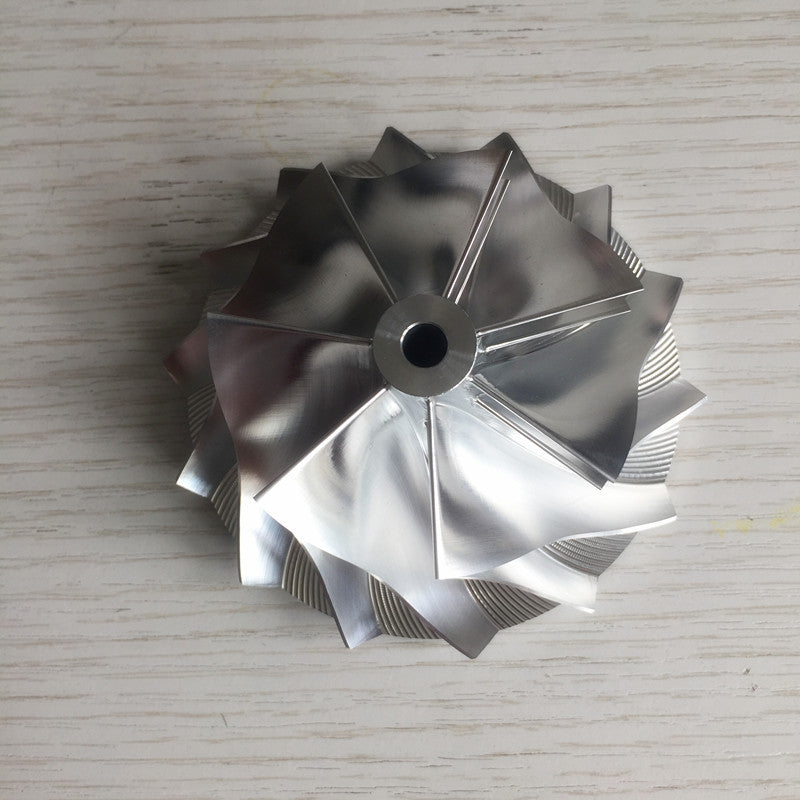 GT3084 61.33/82.00 mm 7+7 Blade High-Performance Turbine Billet Compressor Wheel