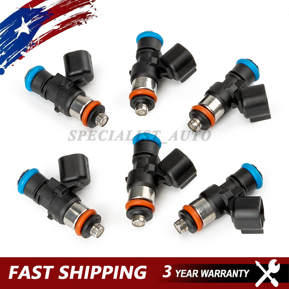 6PCS for Polaris Ranger XP 900 Ranger Crew 570 2013-19 Fuel Injector 2521068