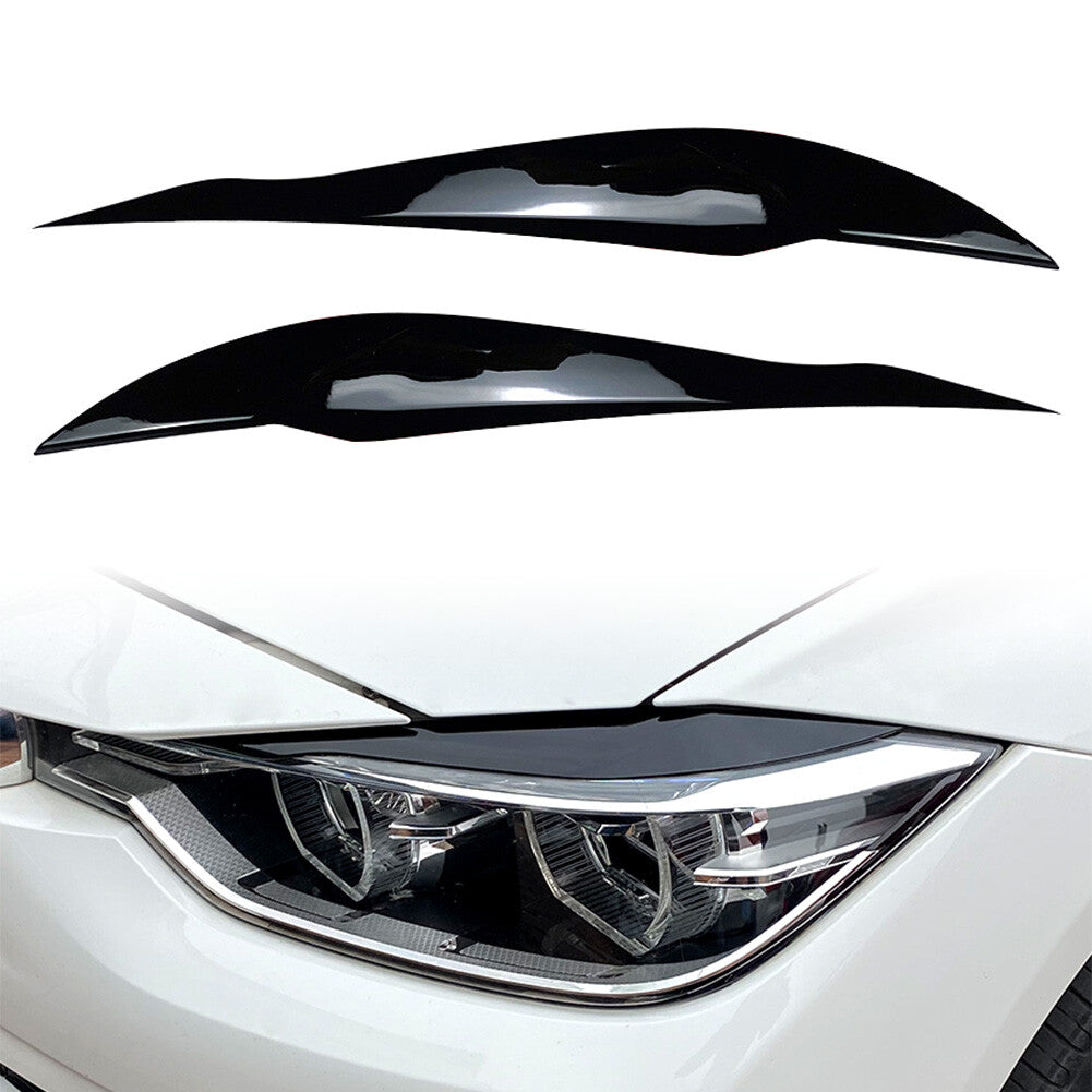 Headlight Eye Lid Eyebrow Cover Fits for BMW 3 Series F30 F31 2013-2018