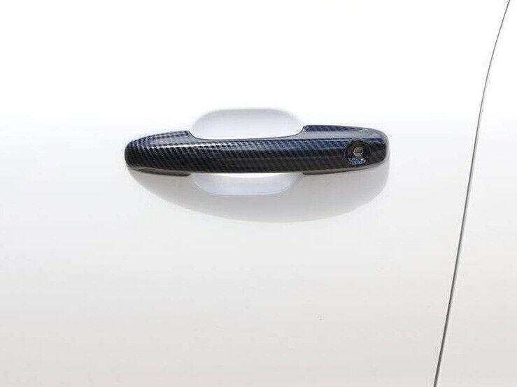 for Ford Escape 20-2022 4PCS Carbon Fiber Exterior Side Door Handle Cover Trim