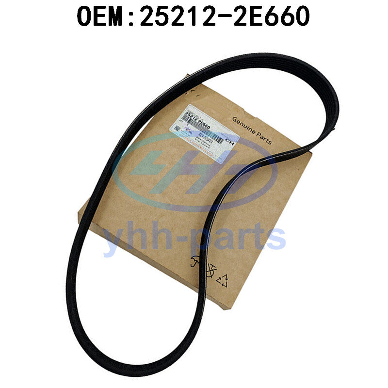 252122E660 Serpentine Drive BELT V-Ribbed Sonata Hybrid 16-19 Optima 17-20