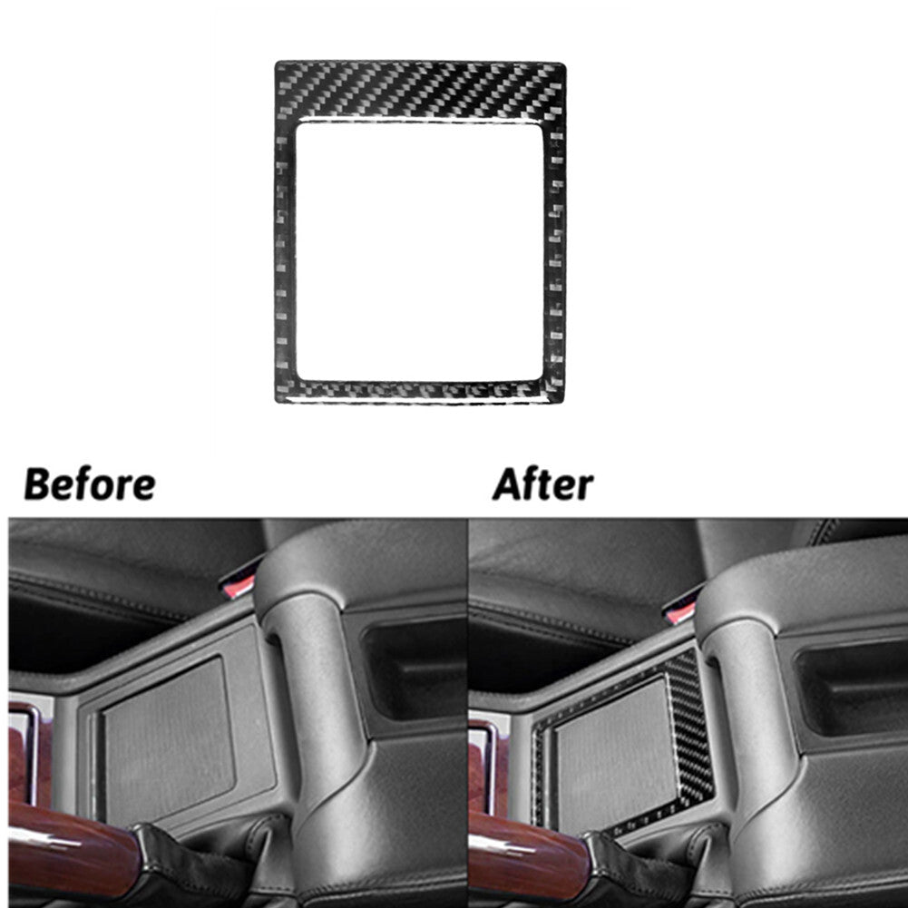 Center Storage Box Cover Carbon Fiber Sticker for BMW 5 Series M5 E39 1998-2003