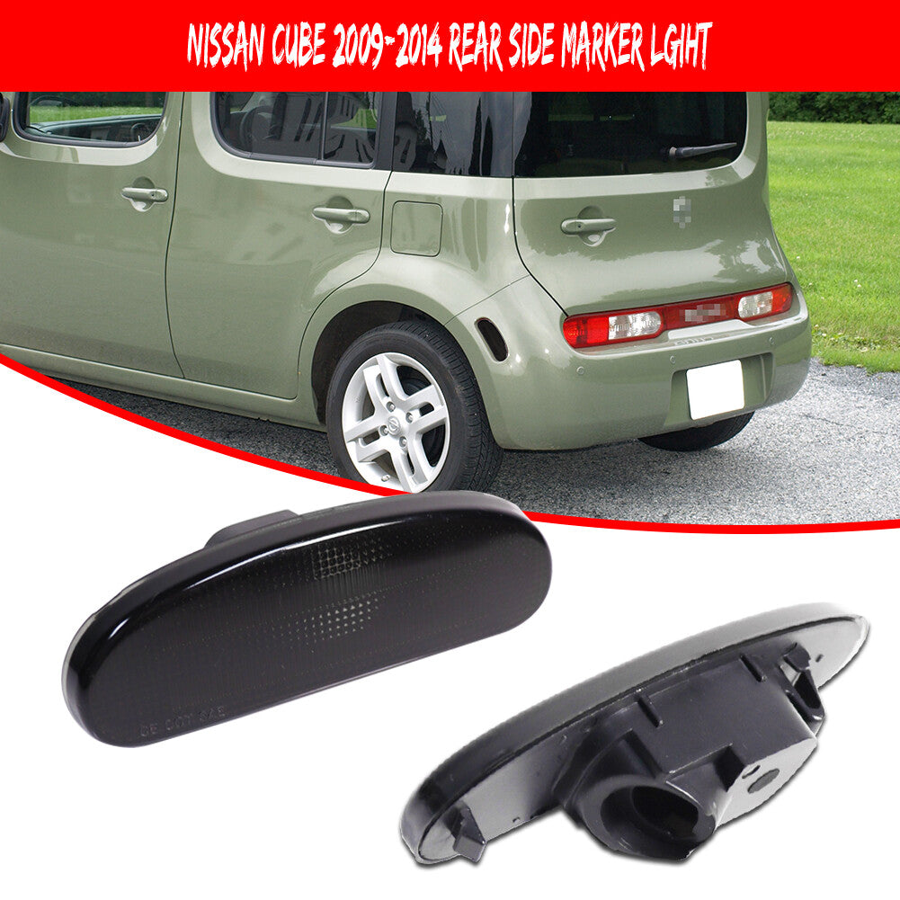 Smoked rear fender side marker light lens for 2009-2014 for NISSAN CUBE 26190-1FC0A