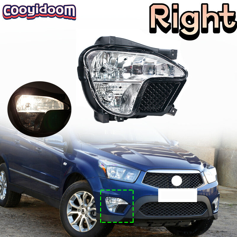 Right halogen fog light assembly for Ssangyong for Korando Actyon Sports 2012-14