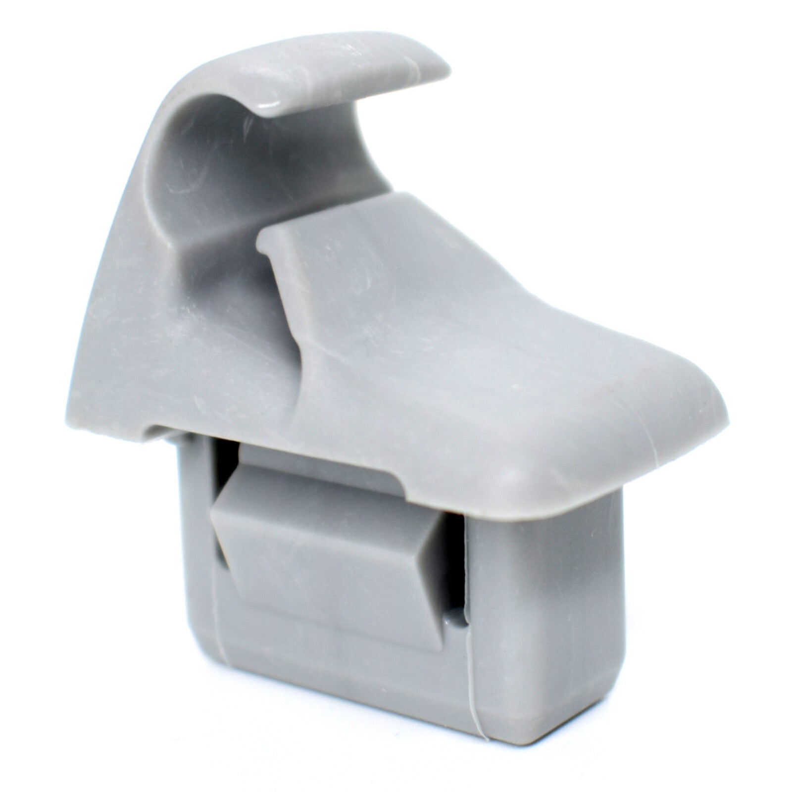 2X SunVisor Hook Clip Hanger Bracket for Mitsubishi Lancer Outlander ASX Gray