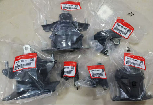 new OEM 6-piece engine mount kit for 2003-2007 for Honda Accord V6 3.0L automatic transmission.