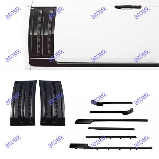 SVO Door Side Vent Cover+Body Trim Strip Kits Fit for Range Rover L405 2013-2022