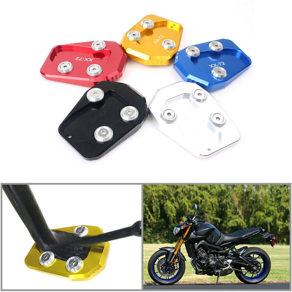 Fit for YAMAHA MT-09 2013 - 2016 Side Stand Kickstand Plate Pad Base UK