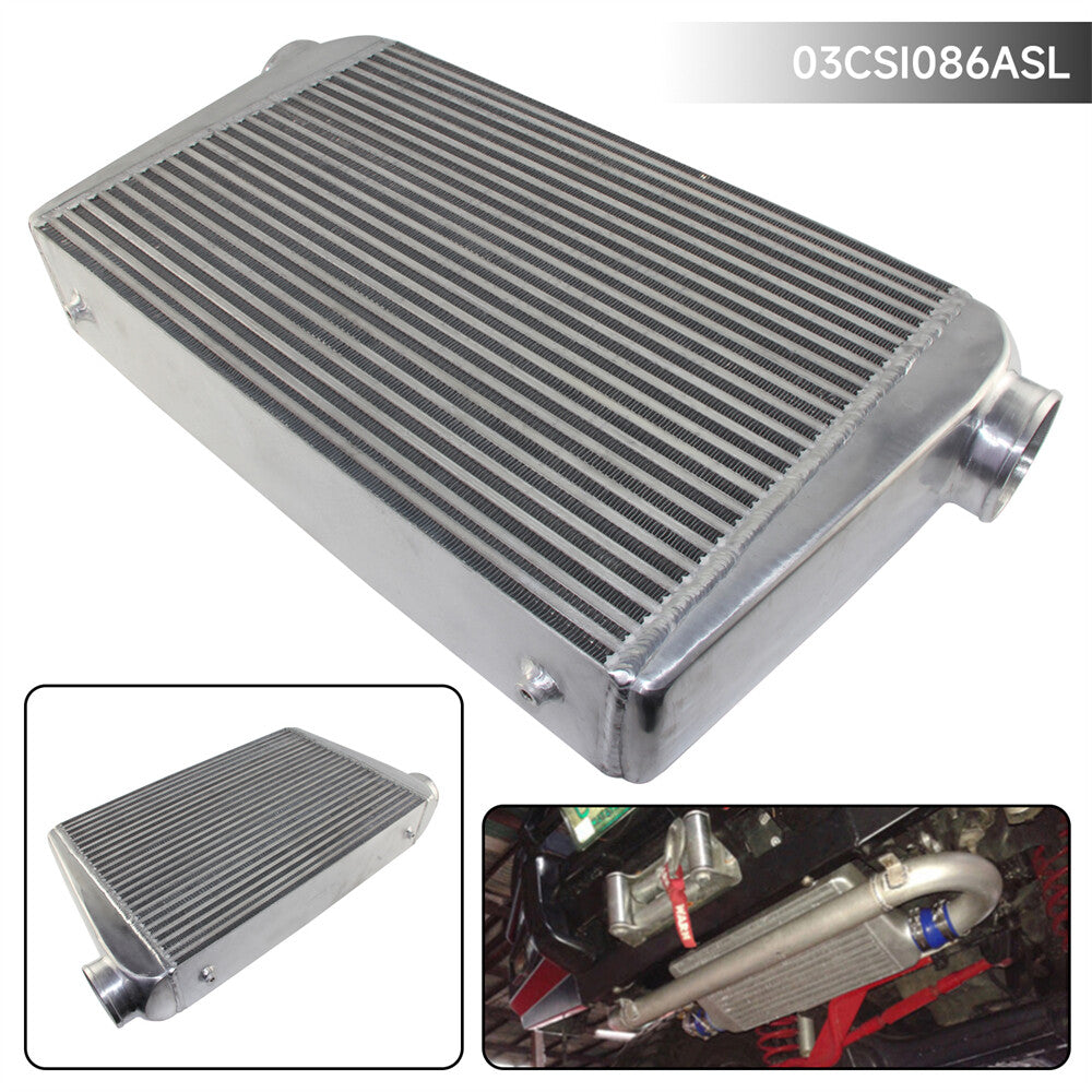 Universal Aluminum Intercooler Core Size:23.6x15.7x4.72 In/outlet 4.0 SUV