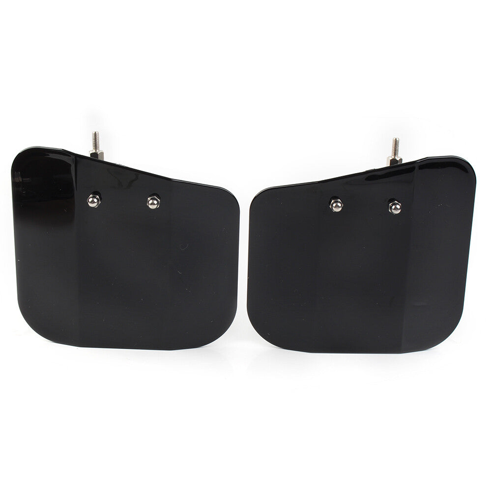 Black Air Wing Deflector Windshield Mirror Mount for Honda GL1800 2001-2017 F6B