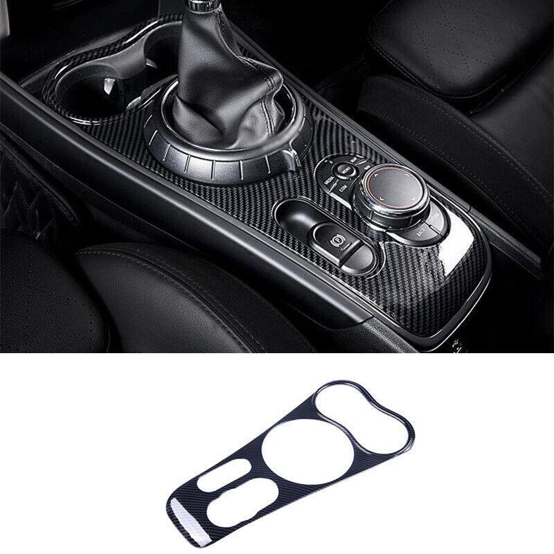Carbon Fiber Steel Console Gear Shift Cover Trim for Mini Cooper Countryman F60