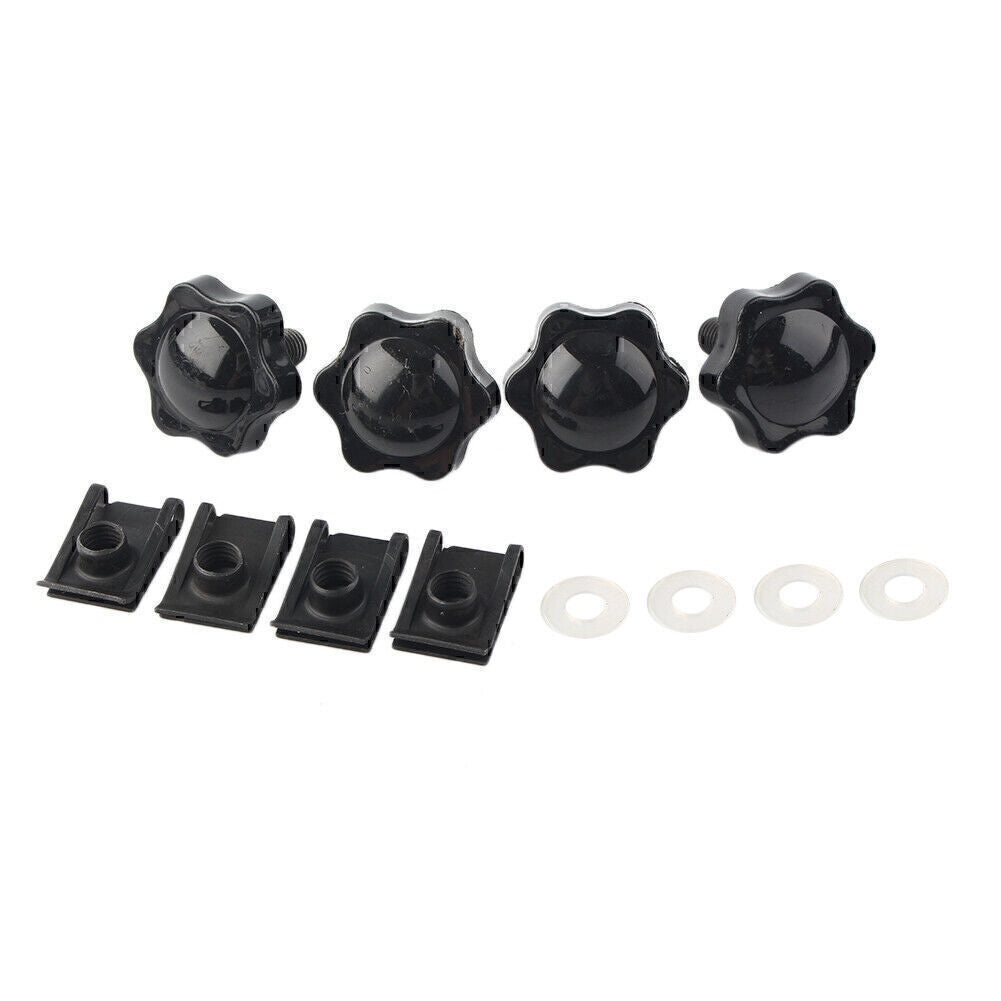 4pcs Saddlebag Lock Mounting Theft Deterrent Bolt Screw Fit for Harley FLHT FLHTCU