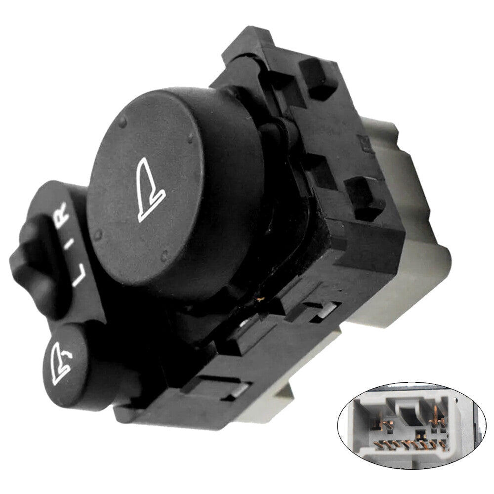 Mirror Control Switch Plastic Black for 2009-2014 for Honda FIT 1.5L 35190-TF0-J11