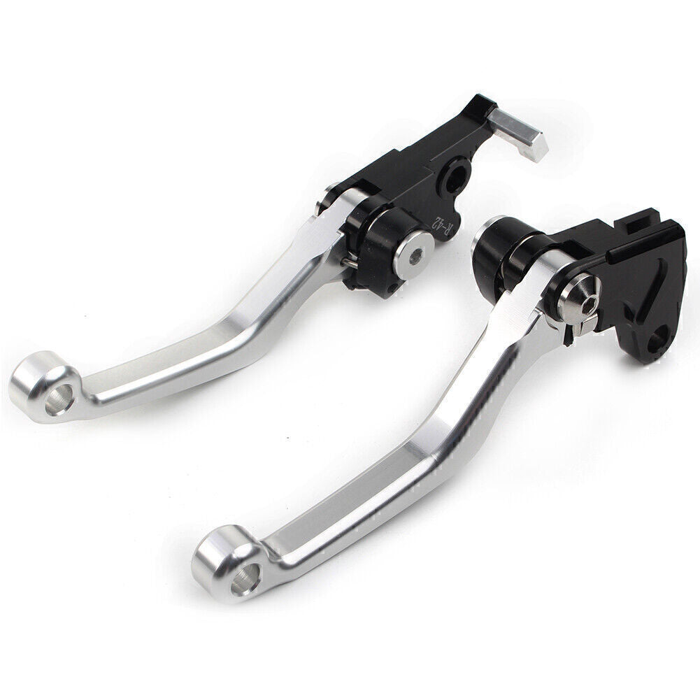 Fit for Suzuki DRZ400S DRZ400SM DRZ400E 2000-22 CNC Pivot Clutch Brake Levers SILVER