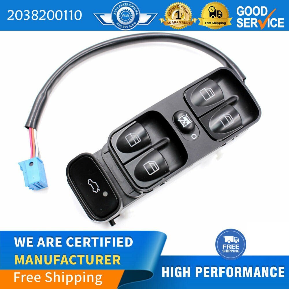 Front left power main window switch is suitable for Mercedes-Benz W203 C-CLASS C320 C230