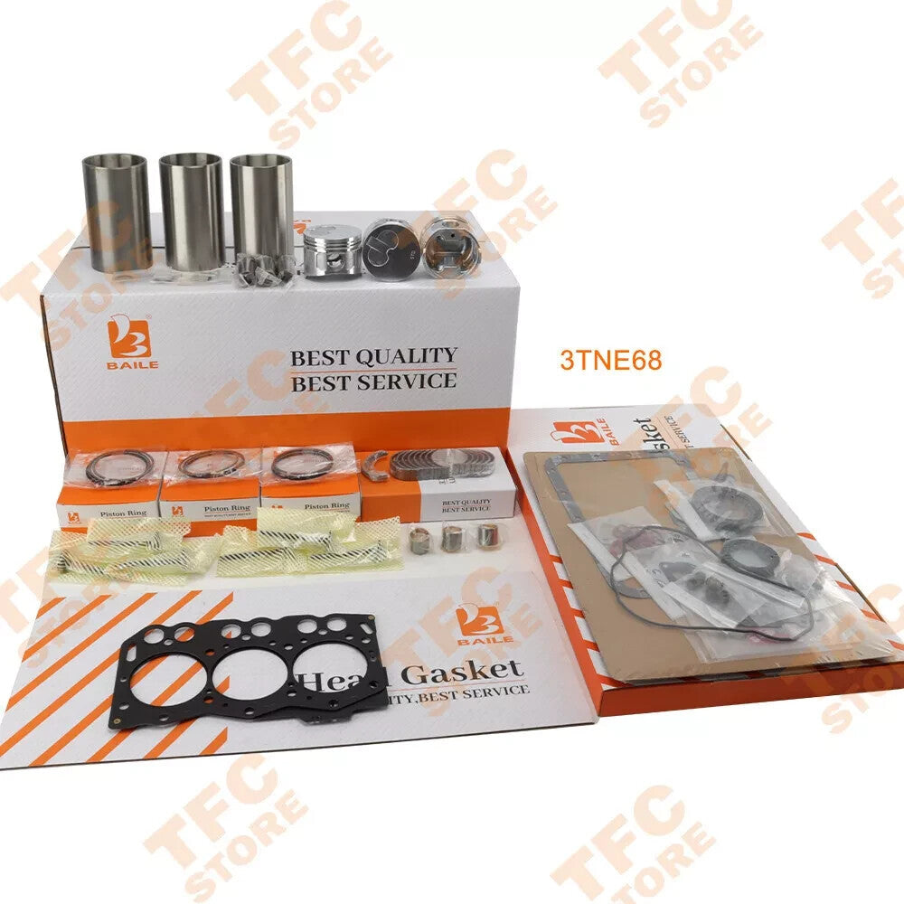 New 3TNE68 3TNE68C 3D68E Overhaul Rebuild Kit For Yanmar Engine Parts??