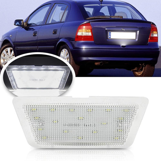 1pcs LED License Number Plate Lights for Opel Astra G for Vauxhall Astra G MK4 98-04