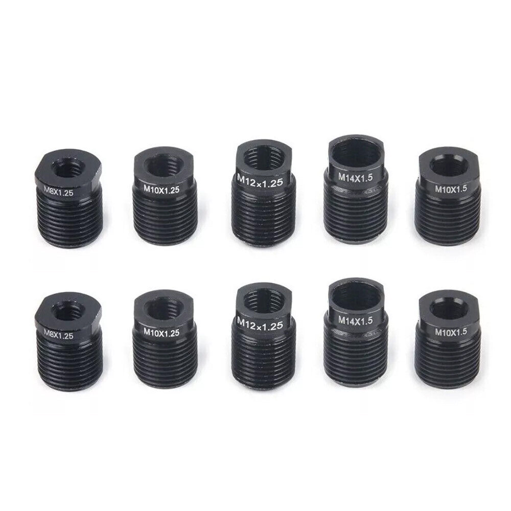 10Pcs Gear Shift Knob Thread Adapter Nut Insert Car Kit M10x1.25 M8x1.25 M12 M14