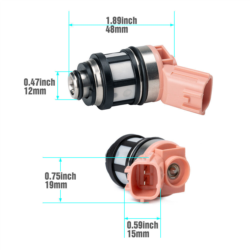 NEW 6PCS Fuel Injectors for Nissan Frontier Pathfinder Xterra 3.3L US 1996-2004