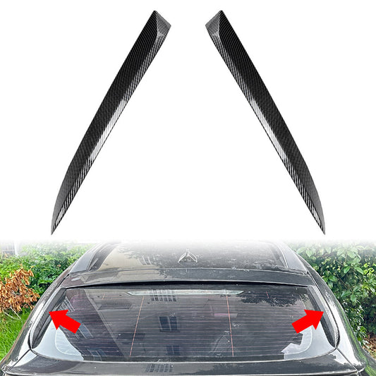 Rear Window Side Spoiler Wings Lip Body Kit Fit for BMW X6 X6M E71 E72 2008-2014