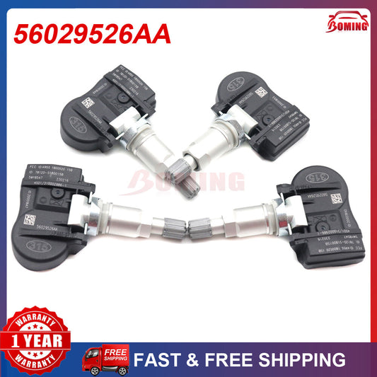 4PCS TPMS 56029526AA for DODGE for JEEP for CHRYSLER TIRE PRESSURE MONITOR SENSOR 315MHz