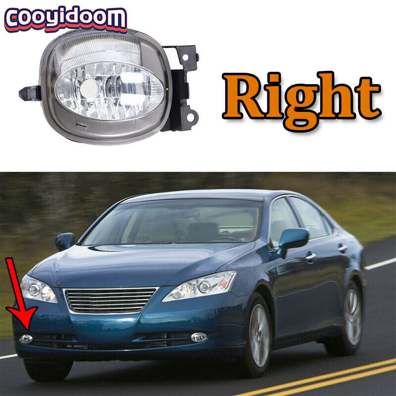 New right front fog light lens without bulb, suitable for 2007-2009 for Lexus ES350.