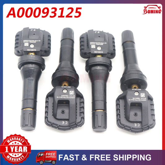 A00093125 4 new TPMS Tire Pressure Sensors for Beijing Ruibike BAIC BJEV EU5 EU7