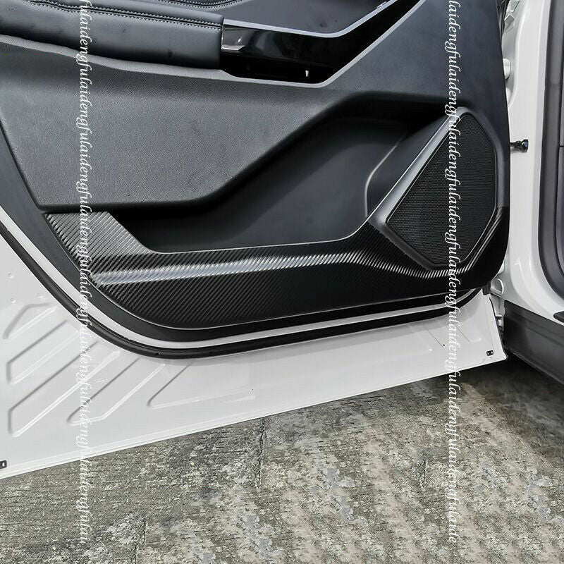 for Ford Explorer 2020-2022 Carbon fiber Car 4Door Anti Kick Protective Stickers