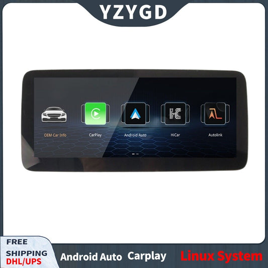 for Mercedes-Benz ML W166 GL X166 CarPlay Android Auto Multimedia Player Screen