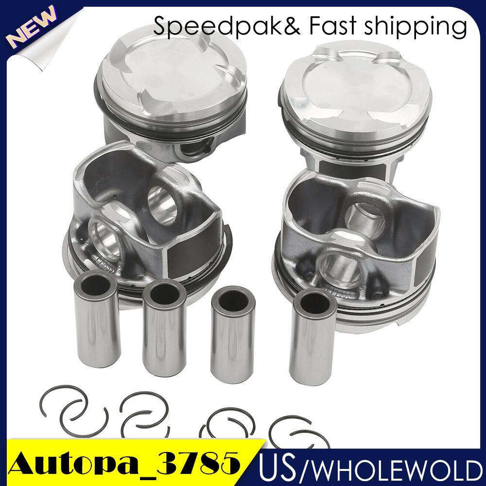 4pcs Engine Pistons Rings Set ¦µ82.00mm 11259468870 Compatible with for BMW F20 F23