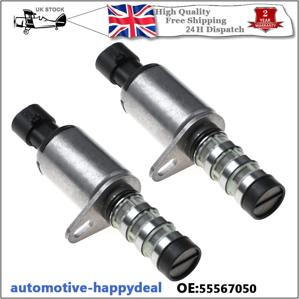 2X Camshaft Cam Position Solenoid Valve For Astra H J Insignia Vectra for Vauxhall