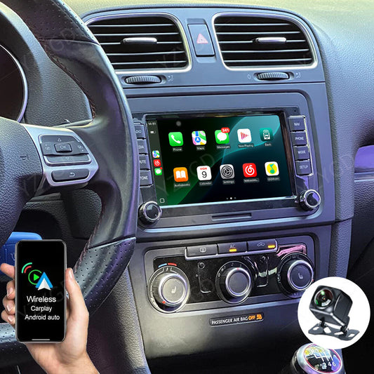 for VW for Jetta for Tiguan CC for Passat Stereo 7 Android Apple Carplay Car Radio GPS Navi