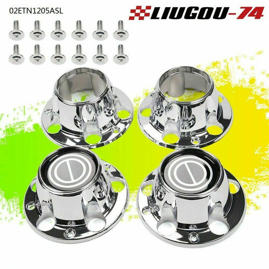Fits 1980-96 BRONCO for FORD F-150/F150 Van Wheel Hub 4x4 Center Cap Set with 2 Open-Type