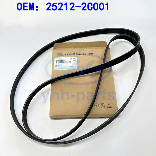 252122C001 Serpentine Drive Ribbed BeltV for Hyundai for Genesis Coupe 2010-2012