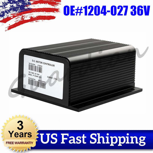 Replace Curtis 1204-027 PMC 36V 275Amp DC Controller For EZGO for Golf Cart US