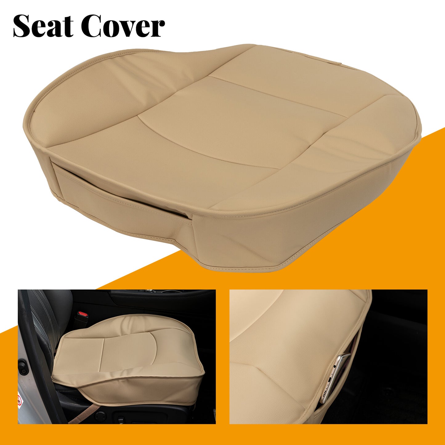 Universal car for seat pad for seat cushion for seat protection for seat protector PU leather for seat covers