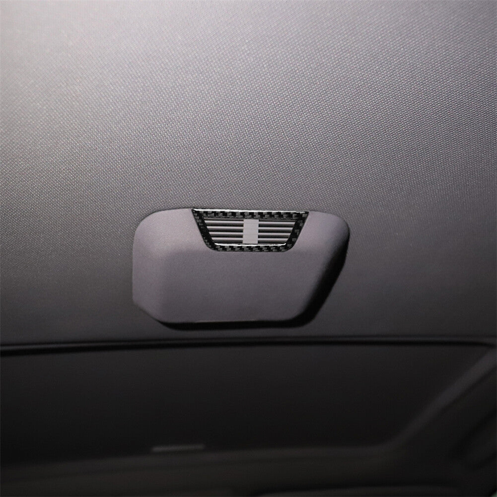 2-Piece Carbon Fiber Air Socket Sticker Decoration for BMW 3 Series E46 (May 1998)