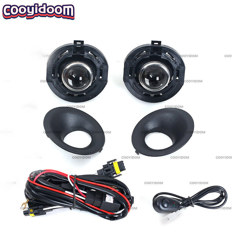 1 Pair Fog Lamp Fog Lights Cover w/Wiring for Dodge for Challenger 2014 2015-2018