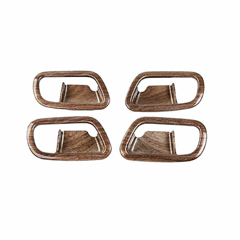 Inner Door Handle Bowl Cover Trim Fit for Nissan Armada Y62 2017-2020 Wood Grain