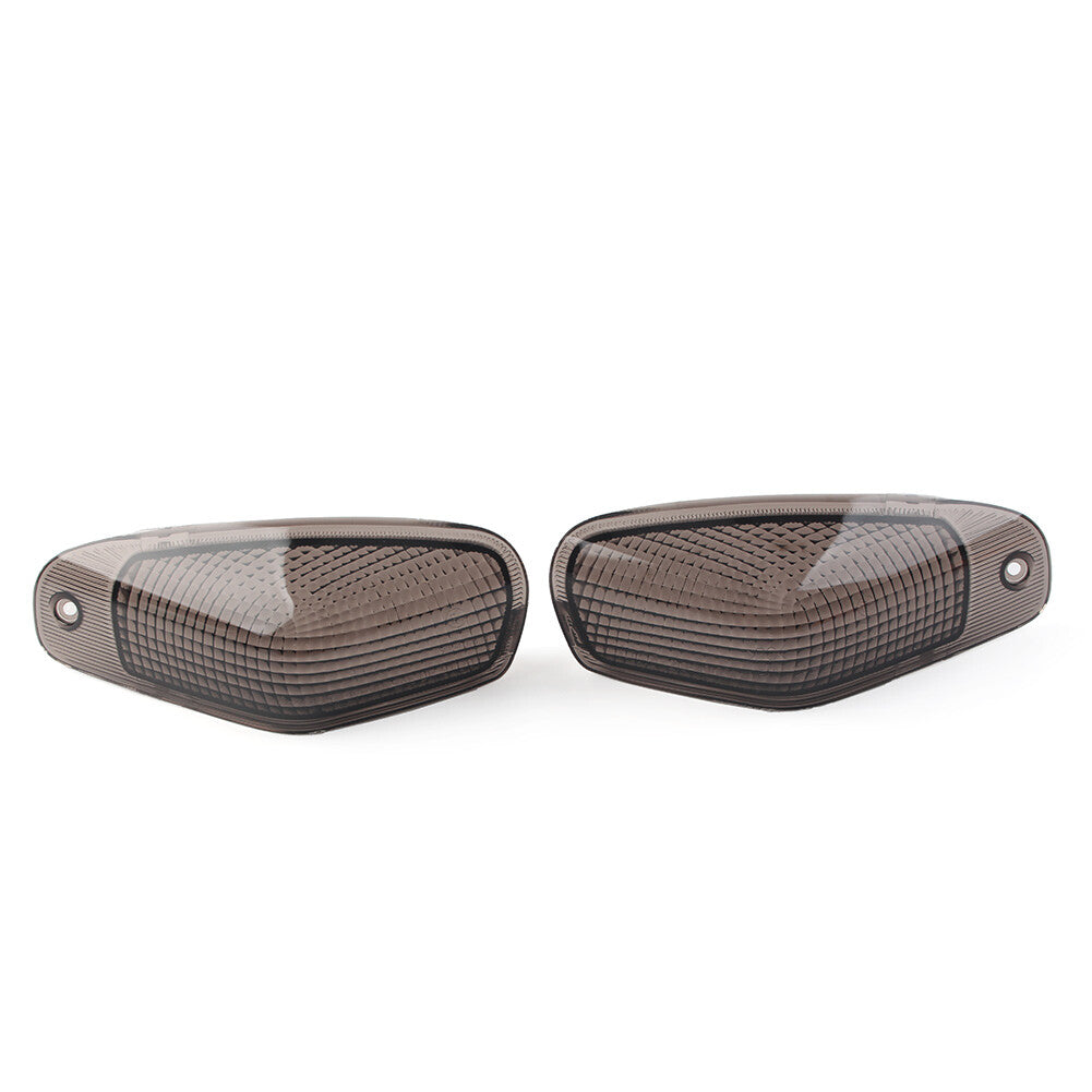 2¢ª Front Turn Signal Indicator Lens Smoke Fit for KAWASAKI ZZR400 93-03 ZZR600 93-08