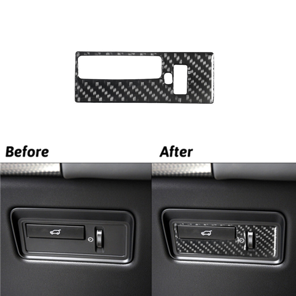 Carbon Fiber Dim Light Control Cover Trim For Land for Range Rover Sport 2014-2017
