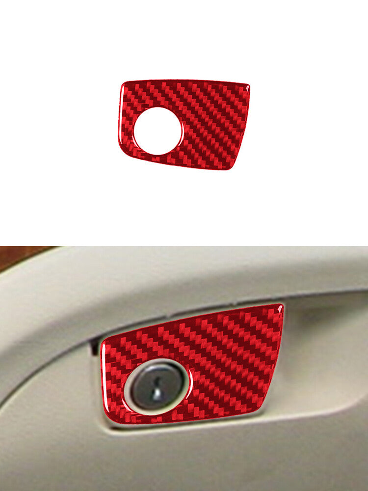 Passenger Storage Switch Panel Trim Cover Carbon Fiber for Acura TSX 2003-2008