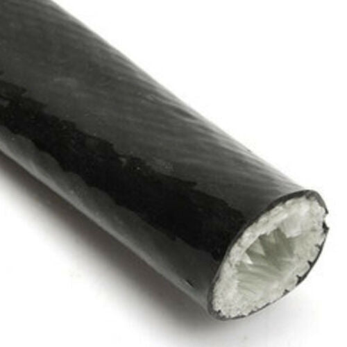 5/8 inch ID Black Insulated Fireproof Jacket Thermo Armor Silicone Coating for Flexible Cables