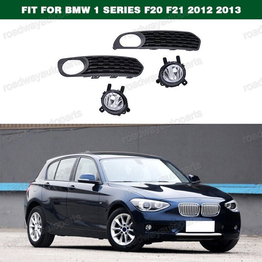 Bumper Driving Fog Light Lamps w/Cover Bezel for BMW 1 Series F20 F21 2012 2013
