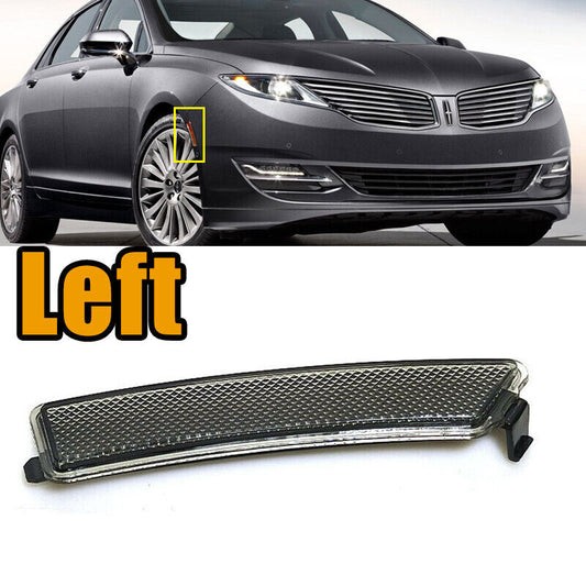 Left Front Bumper Reflector Lamp Smoke Len For 2013 2014-2016 for LINCOLN MKZ