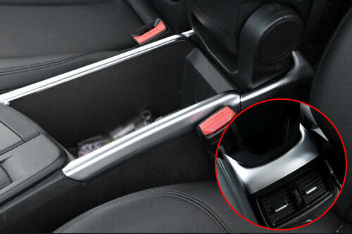 for BMW X1 F48 2016-2022 Inner Central Console Armrest Box Strip ABS Silver Trim