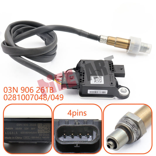 Particle sensors 03N906261B, 03N906261A, and 03N906261C are compatible with for Volkswagen Crafter SY and for Audi .